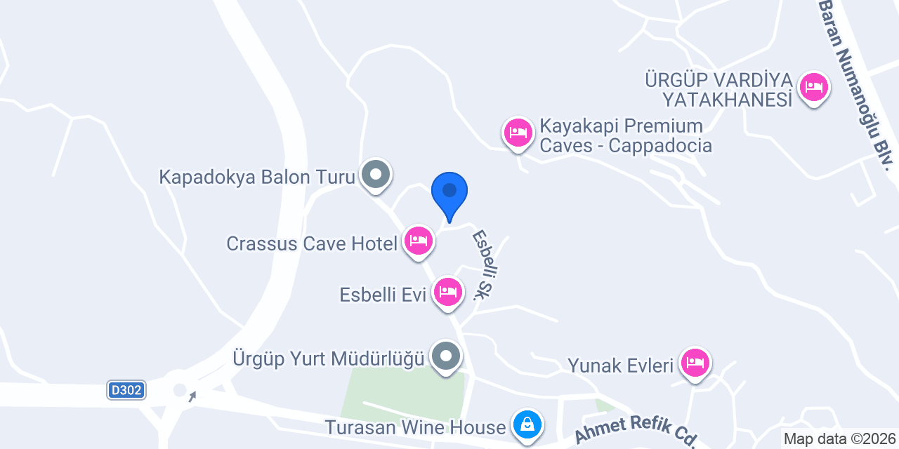 Serinn House | Kapadokya konumu