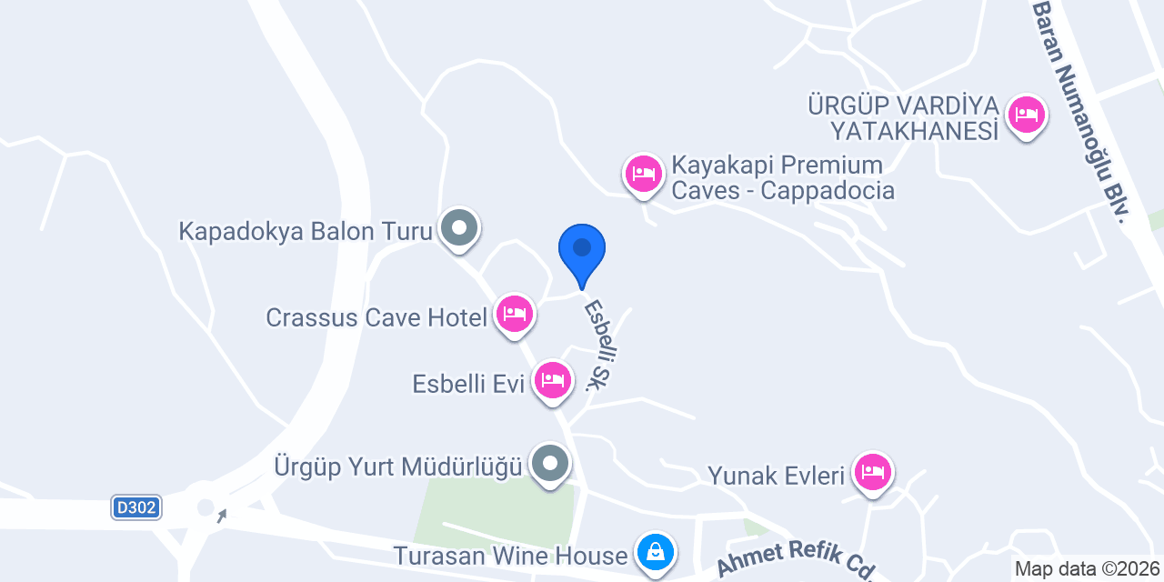 1811 Cave Hotel konumu