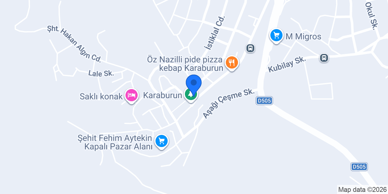 Ptt-karaburun Şubesi konumu
