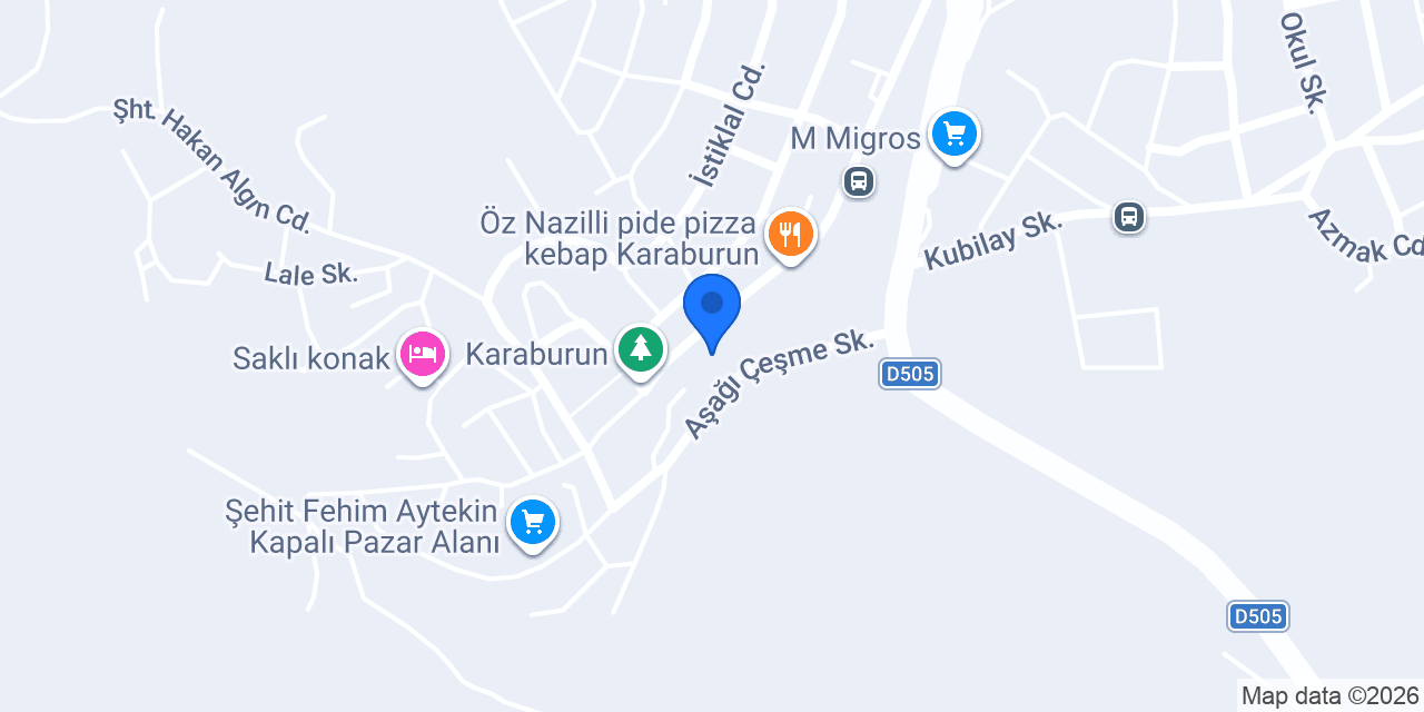 Karaburun Veteriner Kliniği konumu