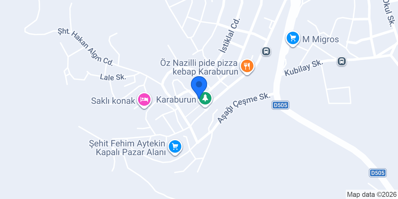 Karaburun Taksi konumu