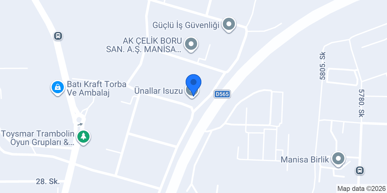 Ünallar Isuzu konumu