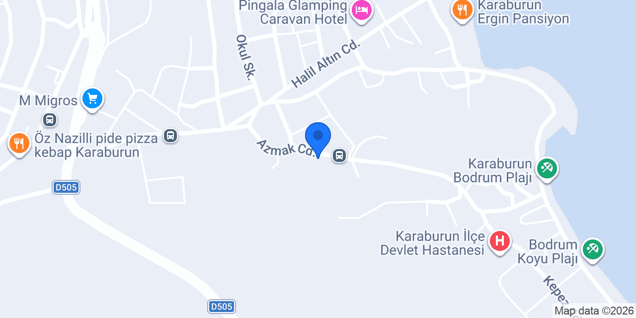 Dilek Ağacı Butik Otel - Karaburun konumu
