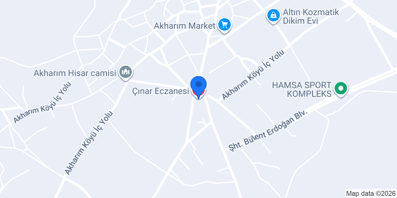 Çınar Eczanesi konumu