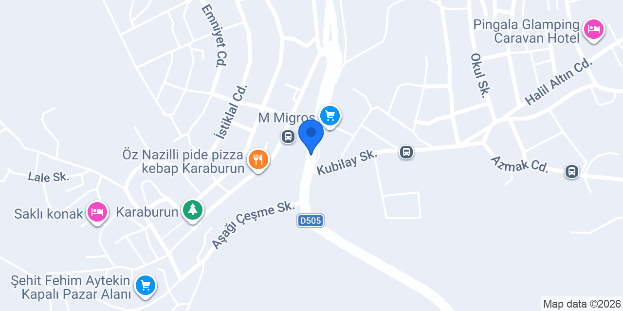 Truva Ahşap konumu