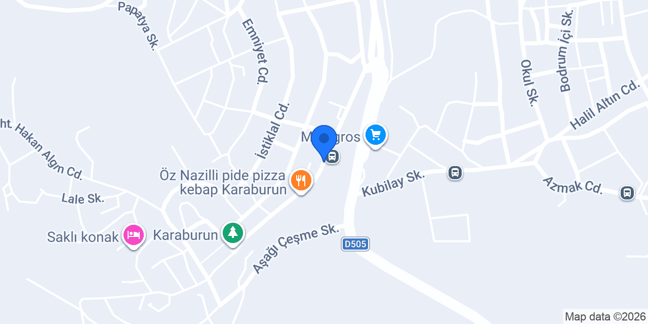 Karaburun Taksi konumu