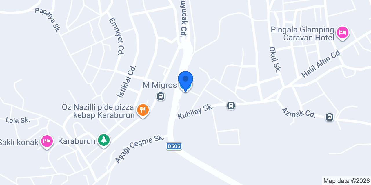 M Migros konumu