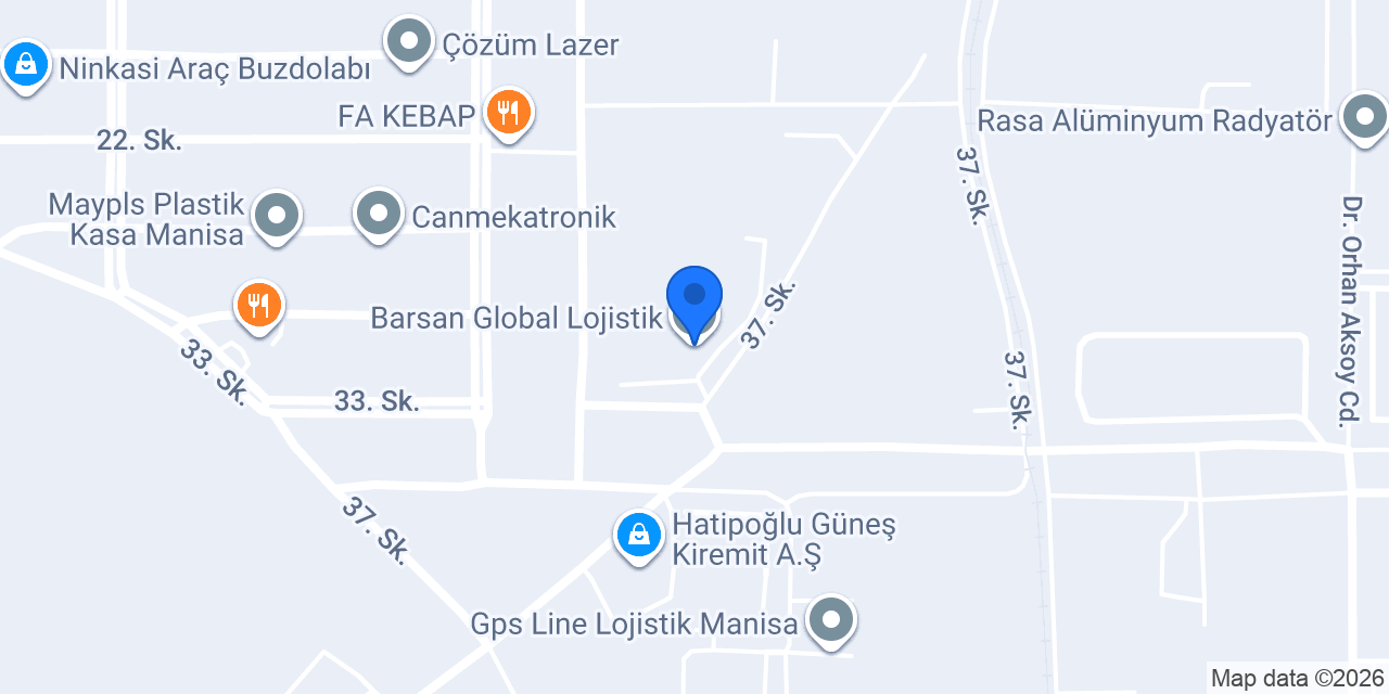 Barsan Global Lojistik konumu