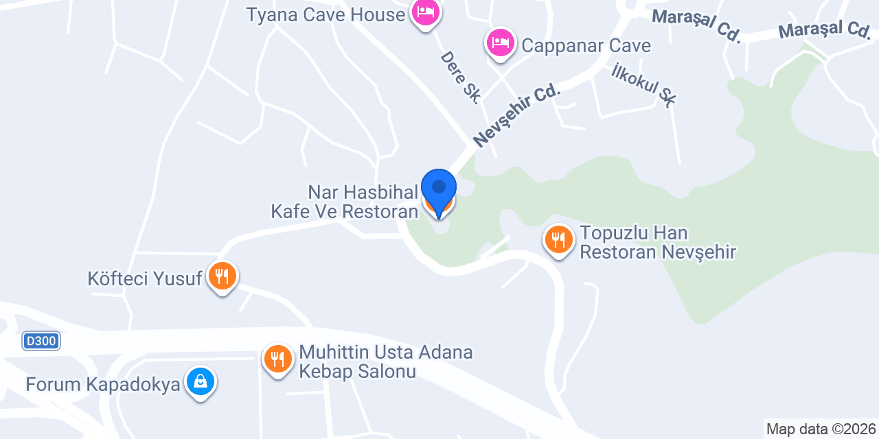 Nar Hasbihal Kafe Ve Restoran konumu