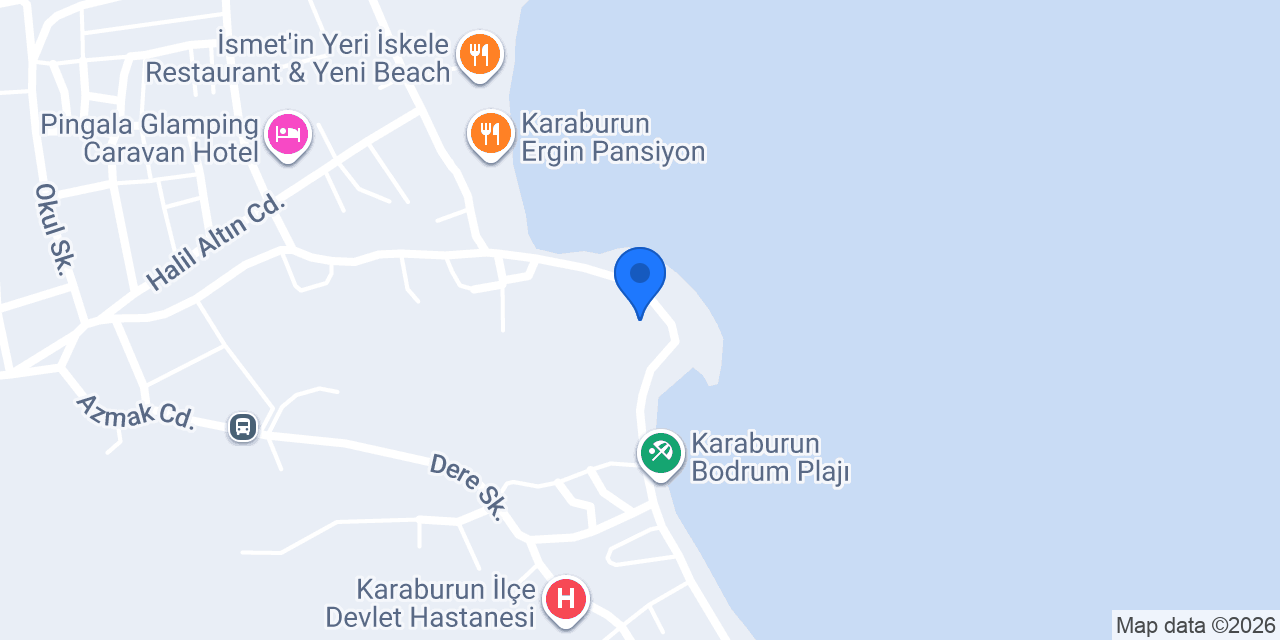 Üçgen Market konumu