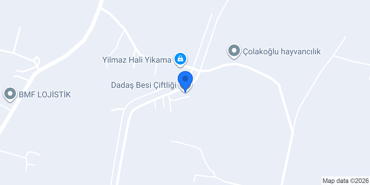 Dadaş Besi Çiftliği konumu