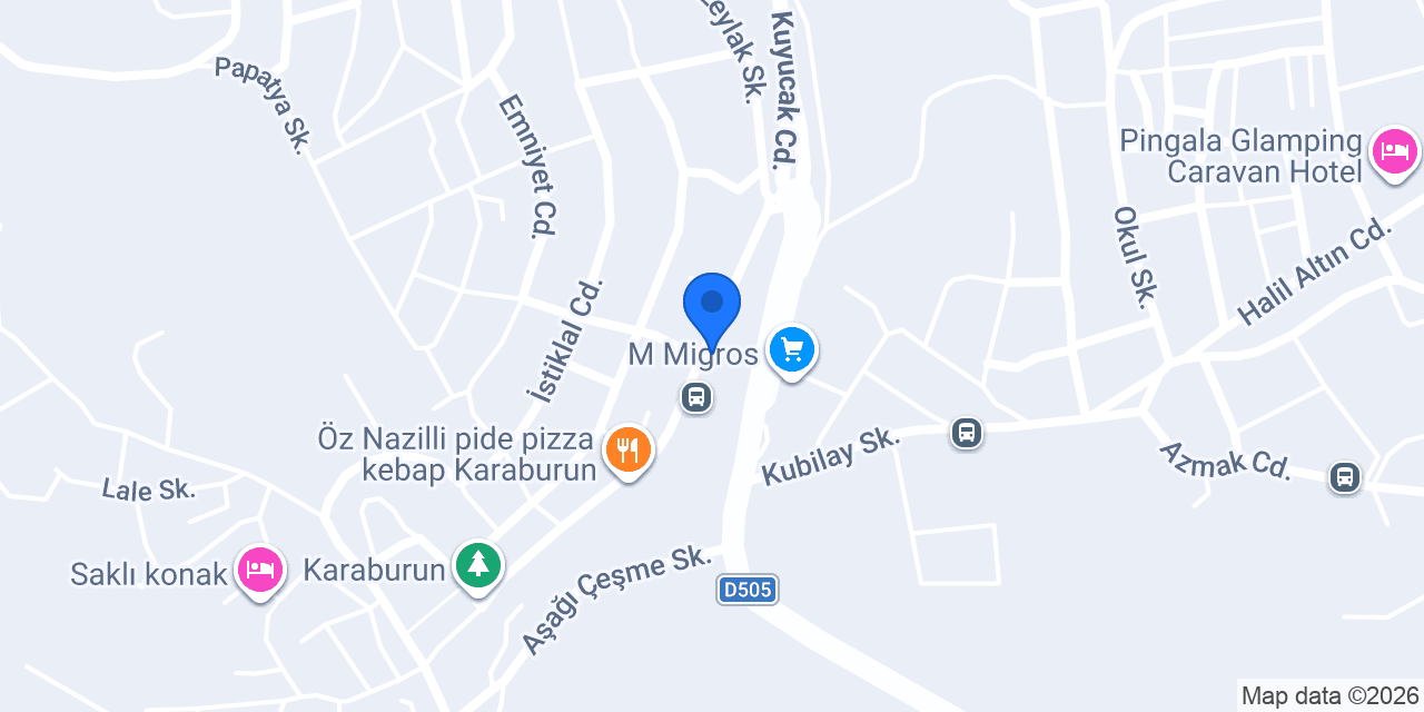 Çiçek Emlak konumu