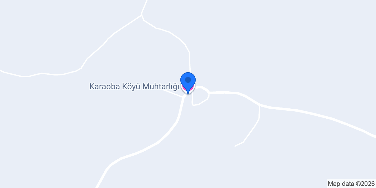 Karaoba Köyü Muhtarlığı konumu