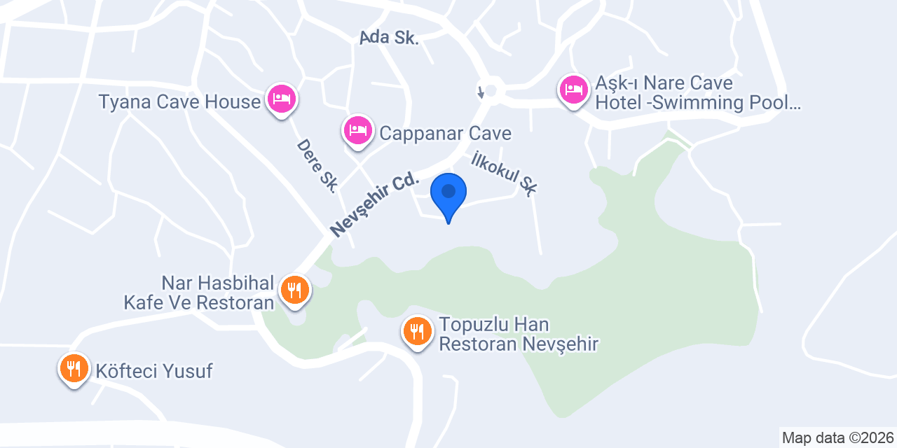Ebruli Cennet Bahçesi konumu