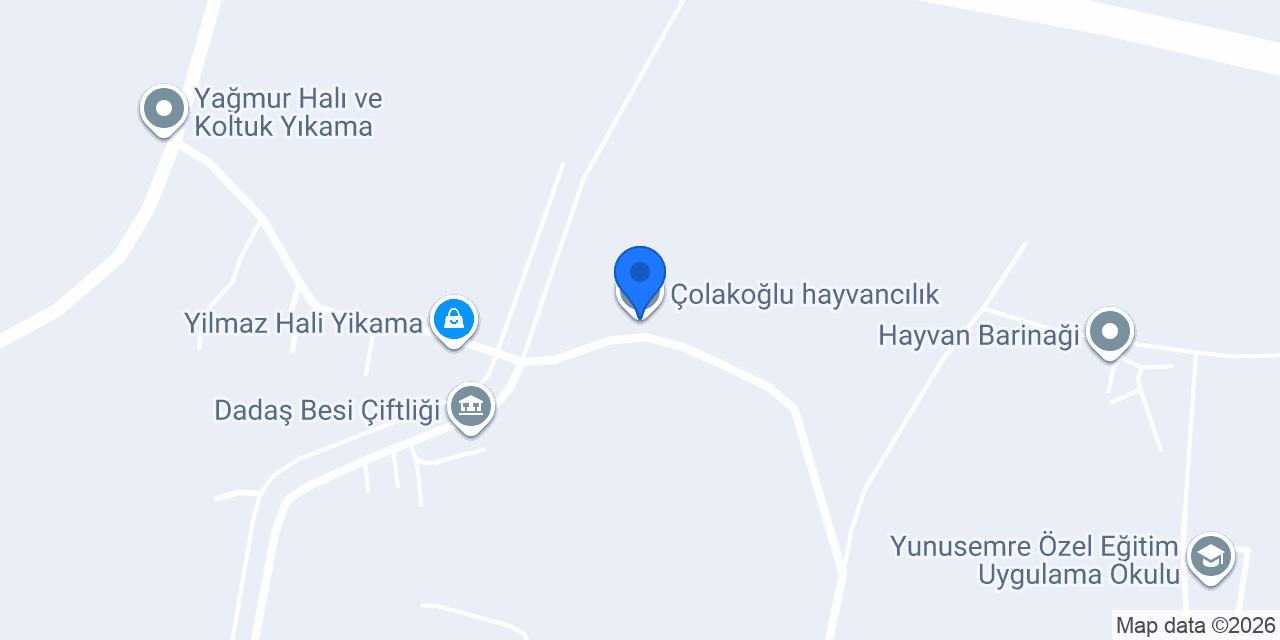 Çolakoğlu hayvancılık konumu