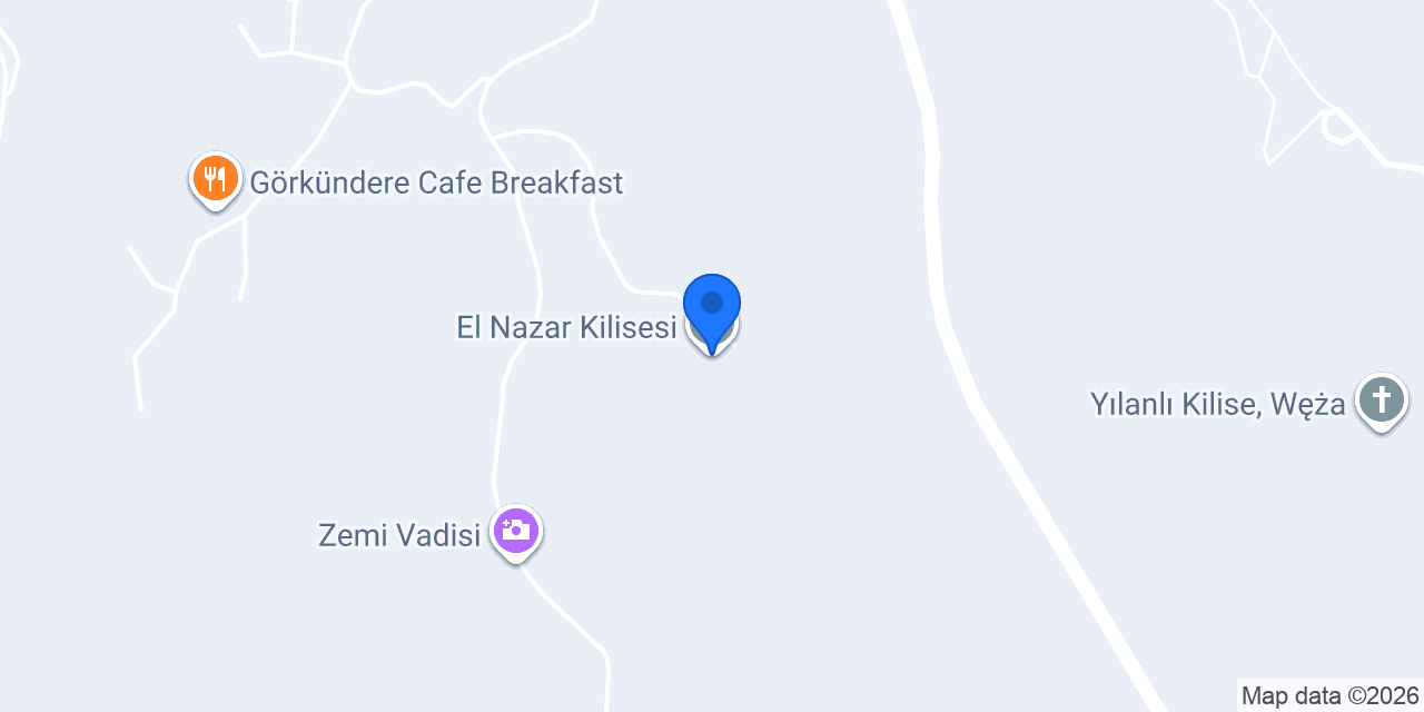 El Nazar Kilisesi konumu