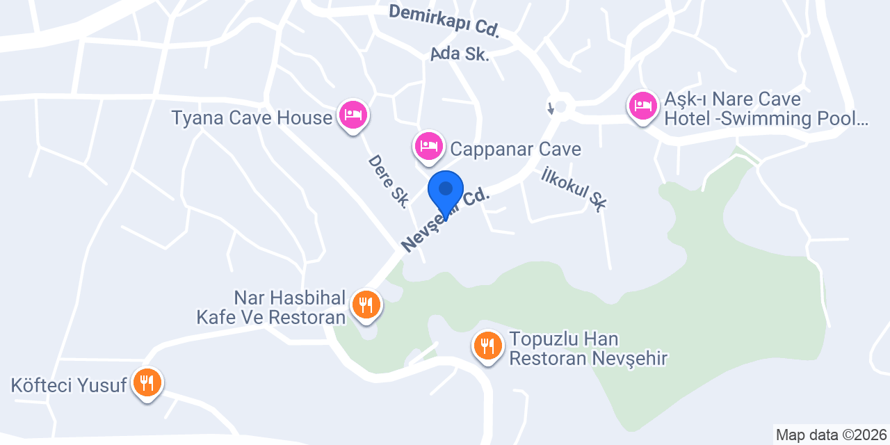 Nevşehir Bilsem konumu
