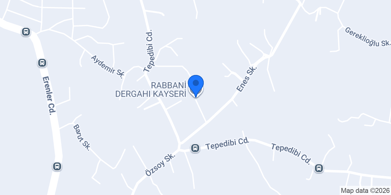 RABBANİ DERGAHI KAYSERİ konumu
