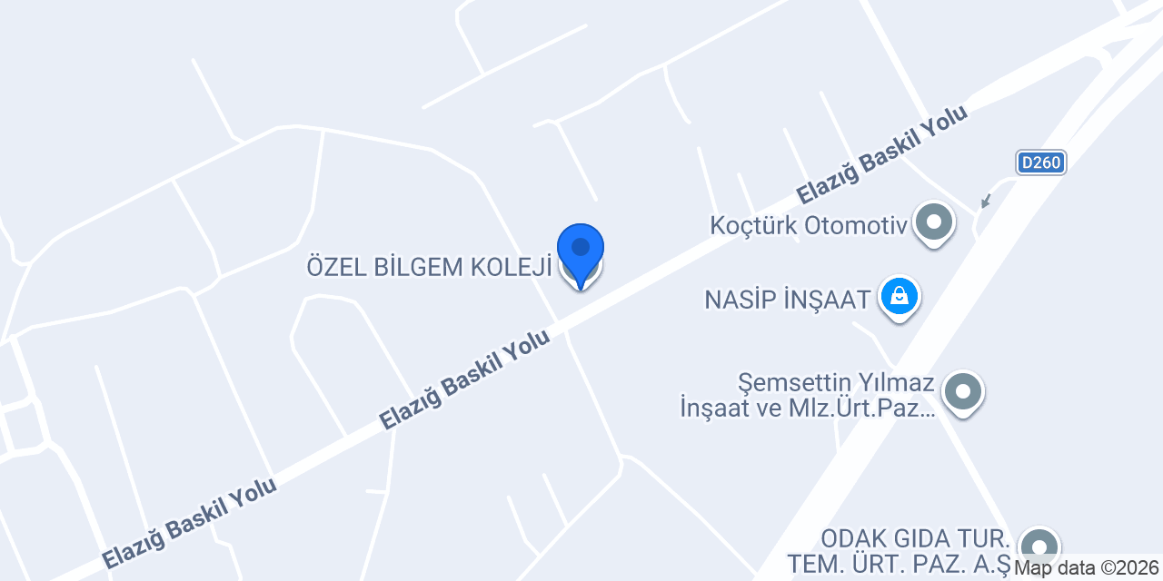 ÖZEL BİLGEM KOLEJİ konumu