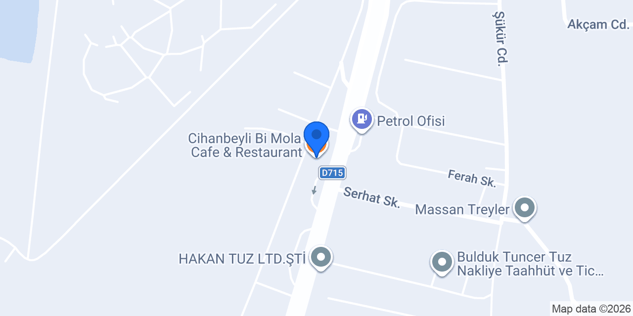 Cihanbeyli Bi Mola Cafe & Restaurant konumu