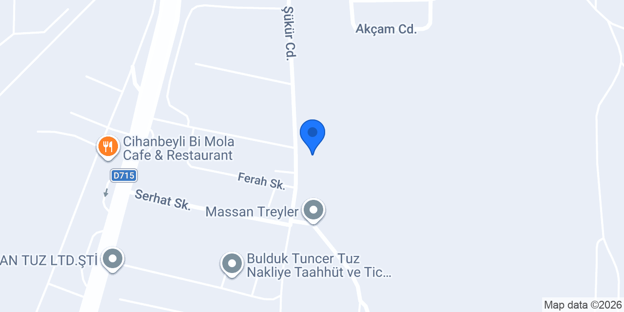 Onur Tek Tuz Ltd.Şti konumu