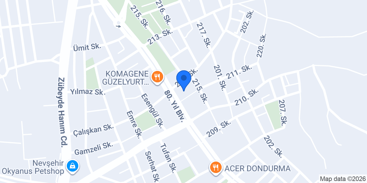 Şehit Semih TURGUT Ortaokulu konumu
