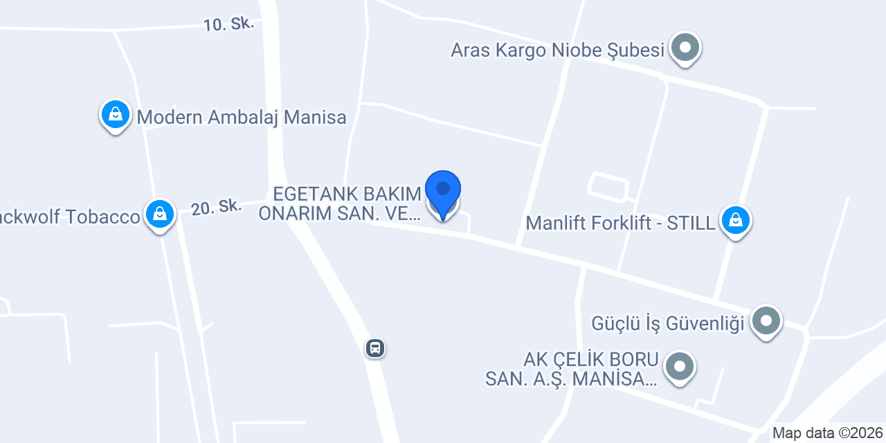 EGETANK BAKIM ONARIM SAN. VE TİC. LTD. ŞTİ. konumu