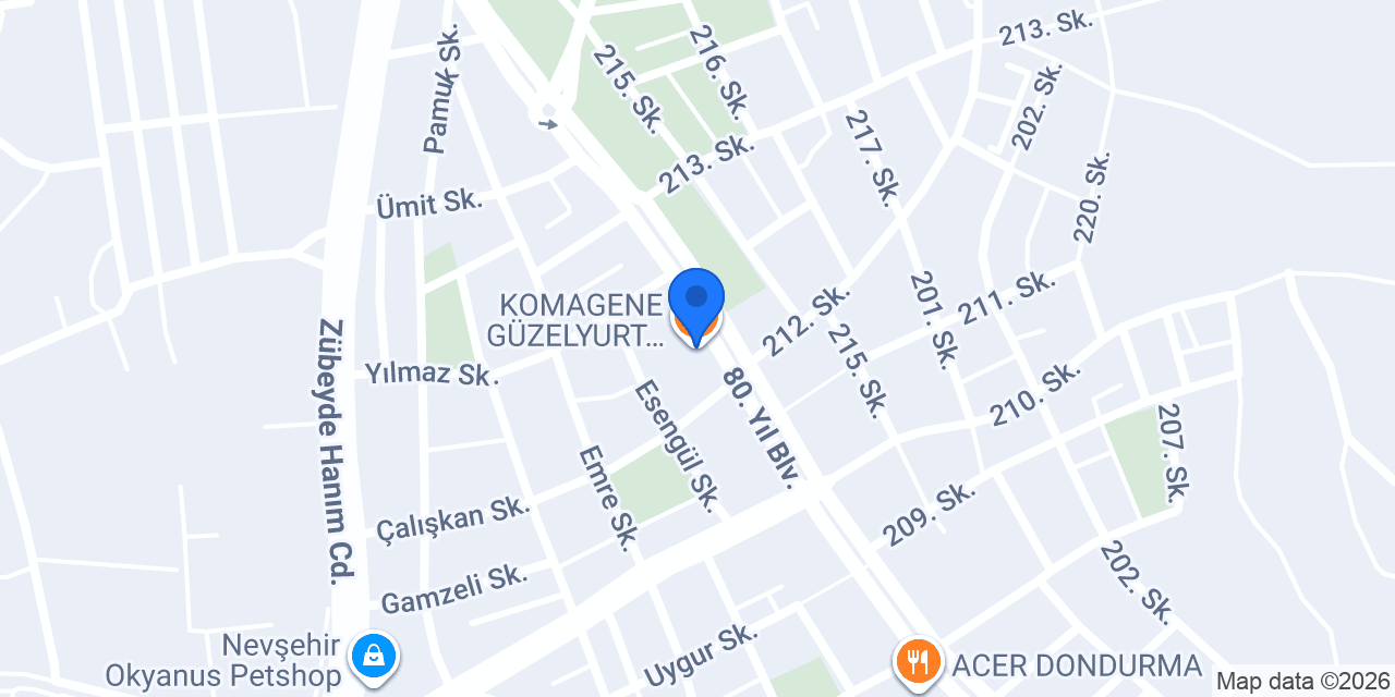 KOMAGENE GÜZELYURT MAHALLESİ KOCAÇAY konumu