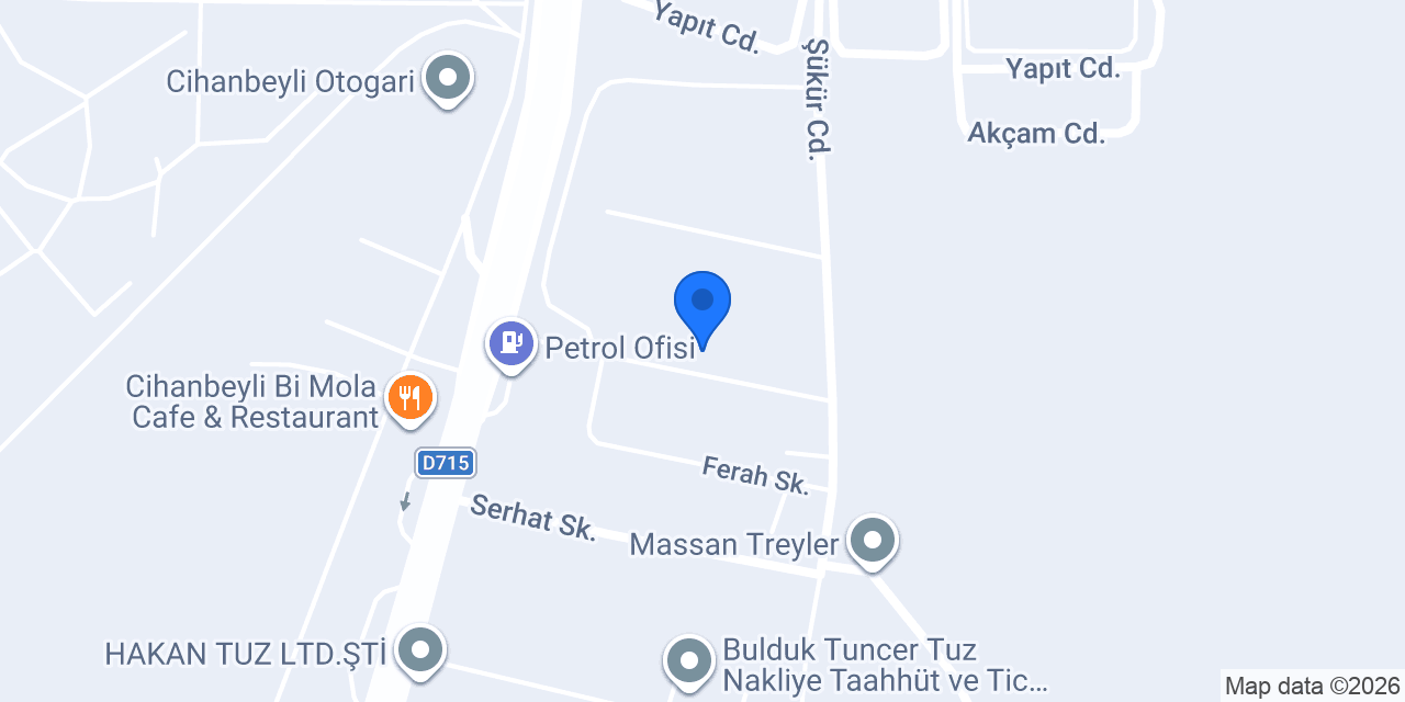 Cihanyem Fabrikası konumu