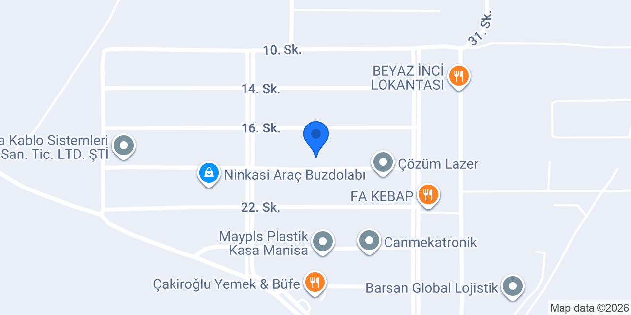 AYMAK YEDEK PARÇA SAN. VE TİC. LTD. ŞTİ. konumu
