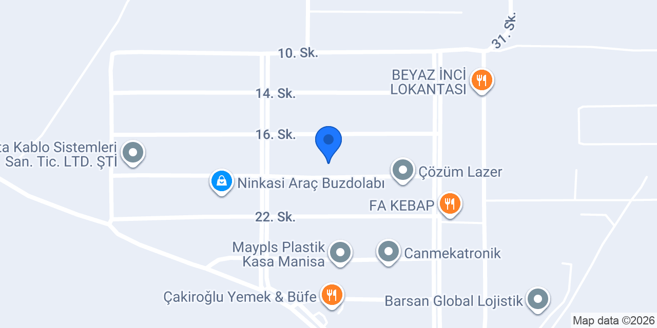 VİNÇ EGE VİNÇ MAKİNA ÇELİK KONS. konumu
