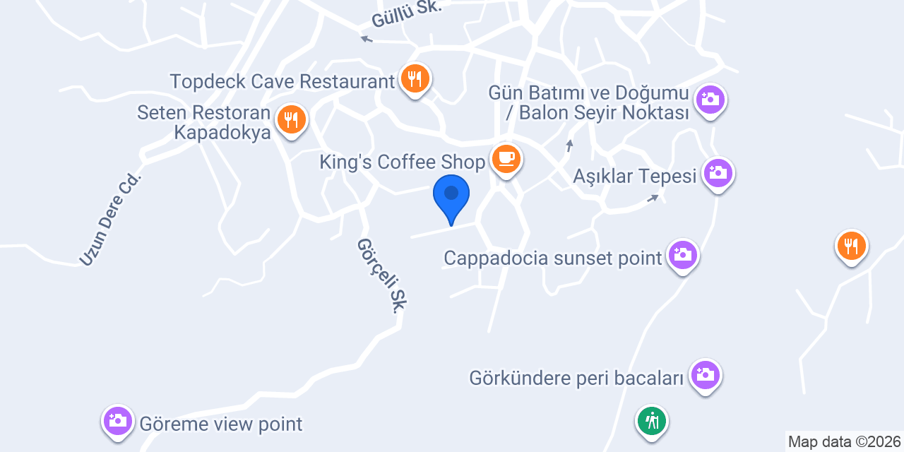 Medusa Cave Hotel konumu