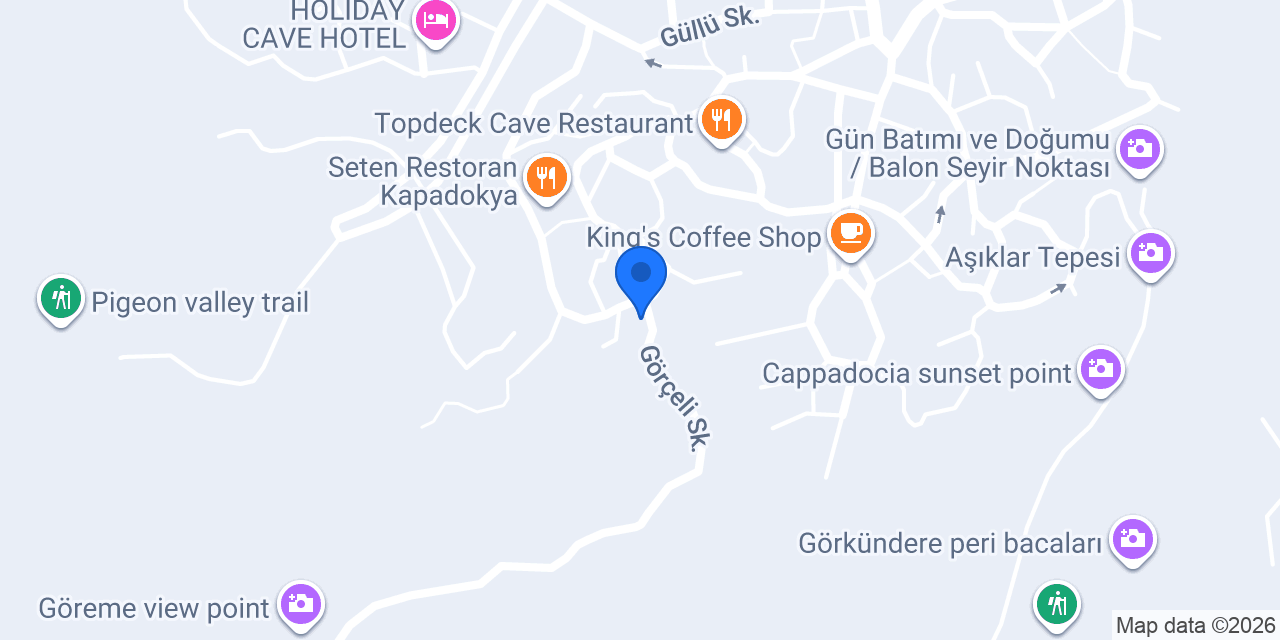 DİVAN CAVE HOUSE konumu