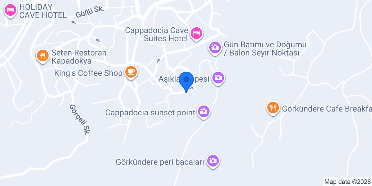 Asteria Cave Hotel konumu