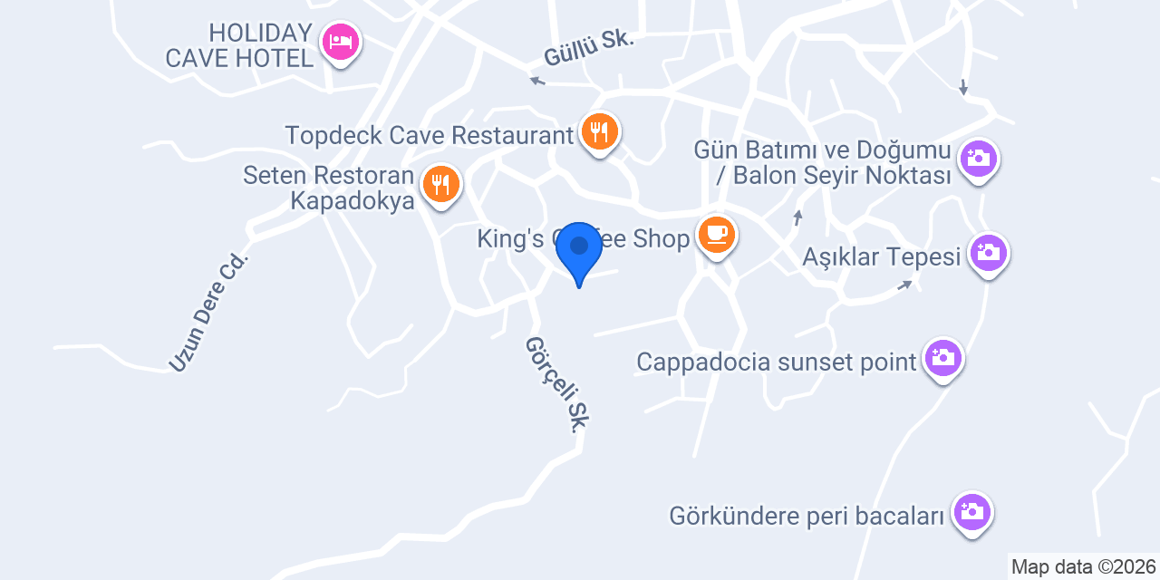 EMIT Cave Hotel Cappadocia, Goreme konumu