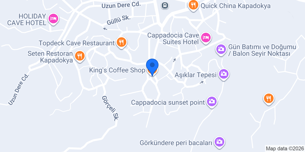 King's Coffee Shop konumu