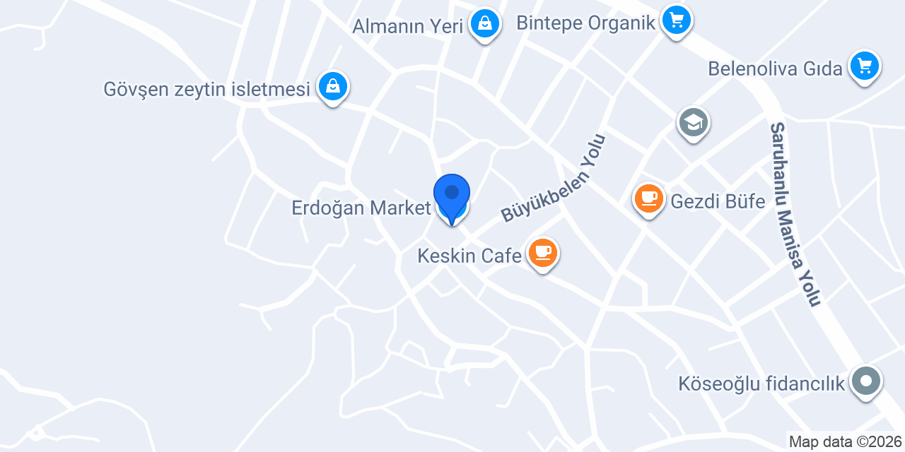 Erdoğan Market konumu