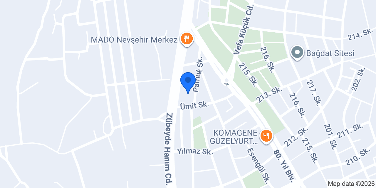 Kapadokya Kurs Merkezi konumu