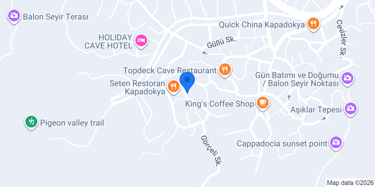 Taşkonak Hotel konumu