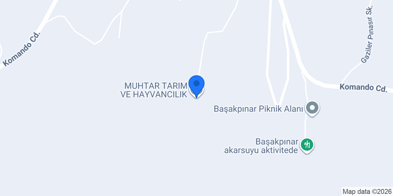 MUHTAR TARIM VE HAYVANCILIK konumu
