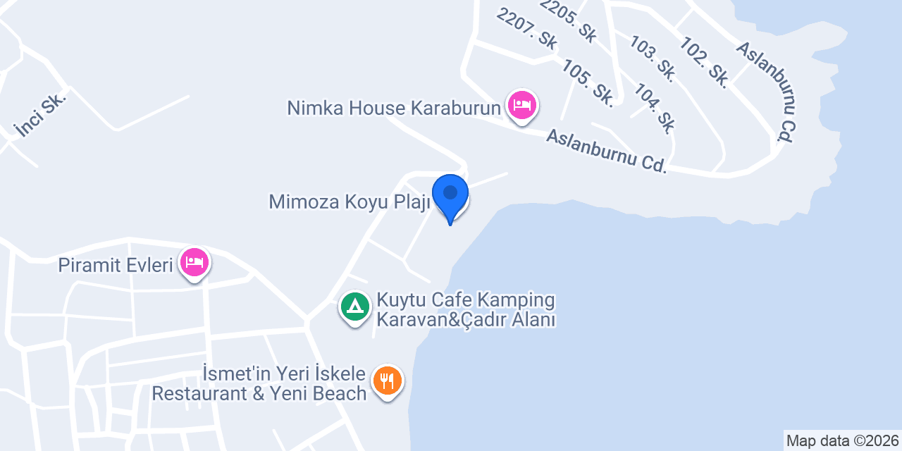 Virgül Restaurant konumu