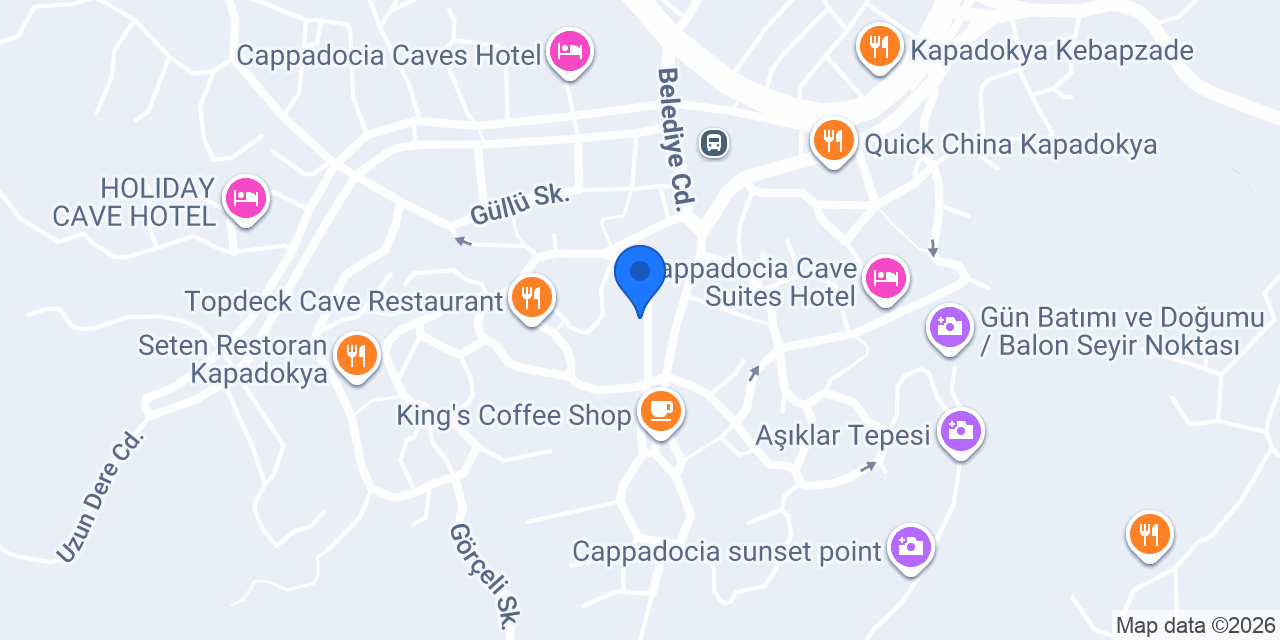 OLD CAPPADOCIA CAFE konumu