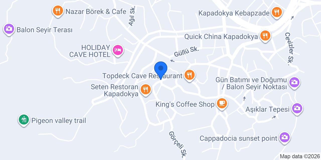 Terra Cave Hotel konumu