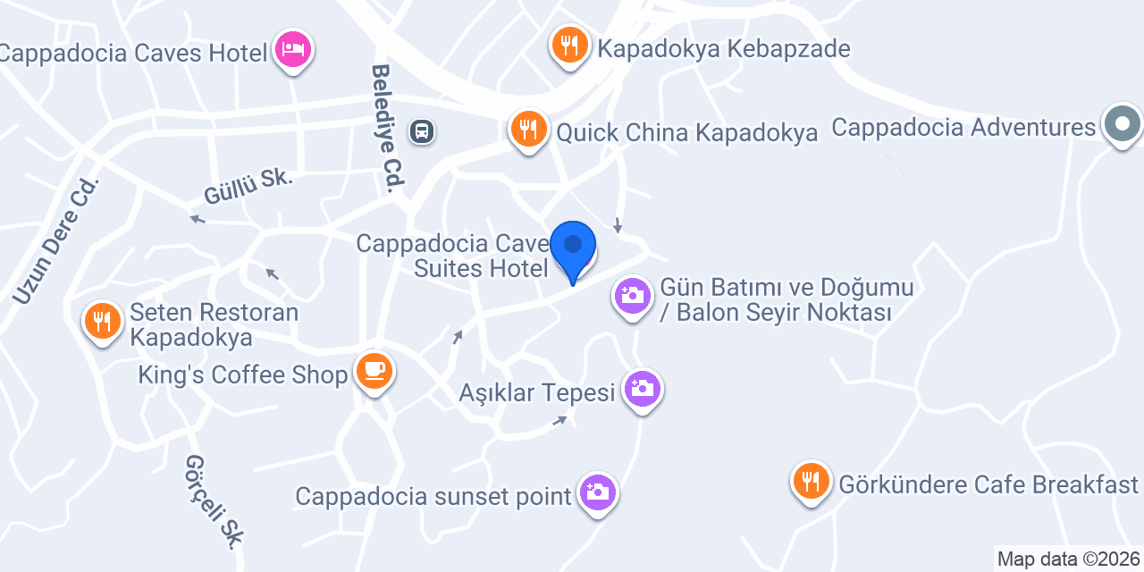Nana Cappadocia konumu