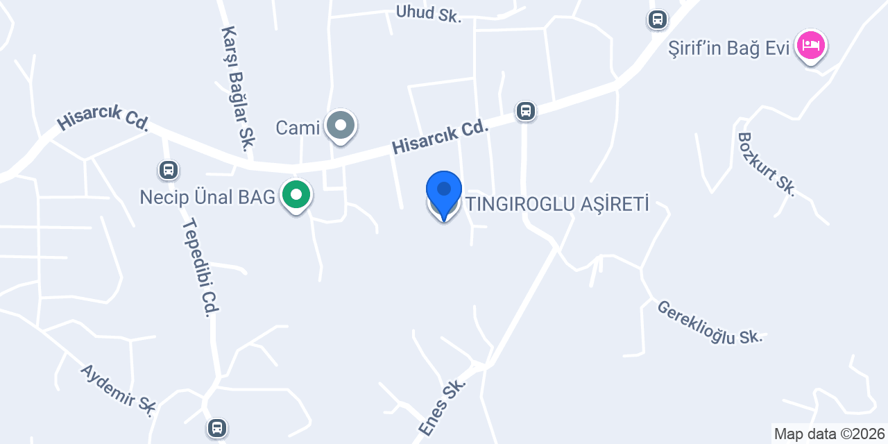 TINGIROGLU AŞİRETİ konumu