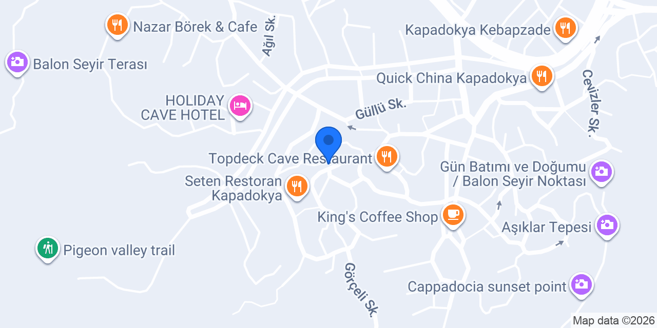 Tulip Cave Suites konumu