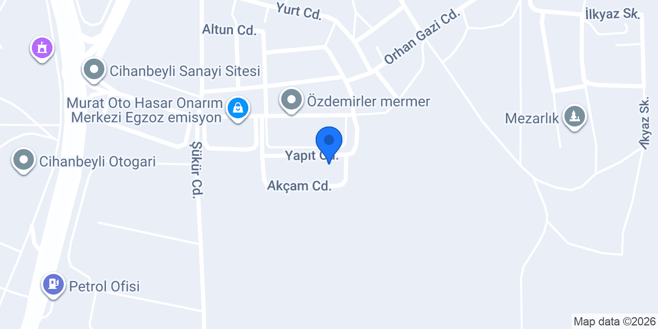 çınar mobilya ltd.şt konumu