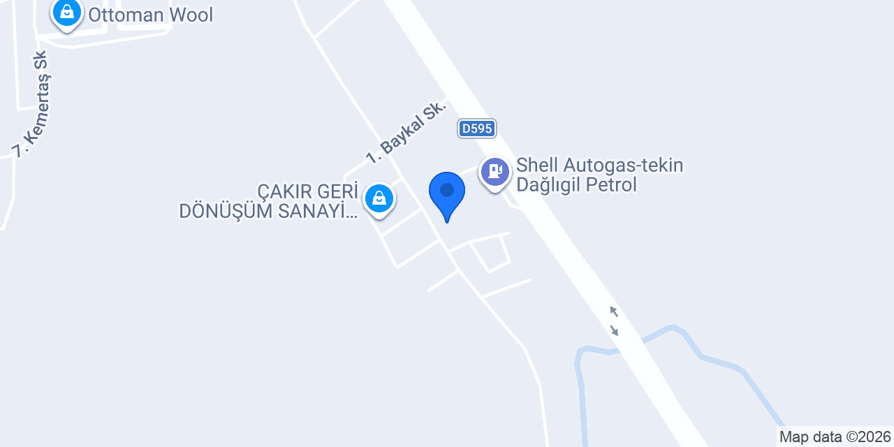 Özkaşif Tekstil konumu