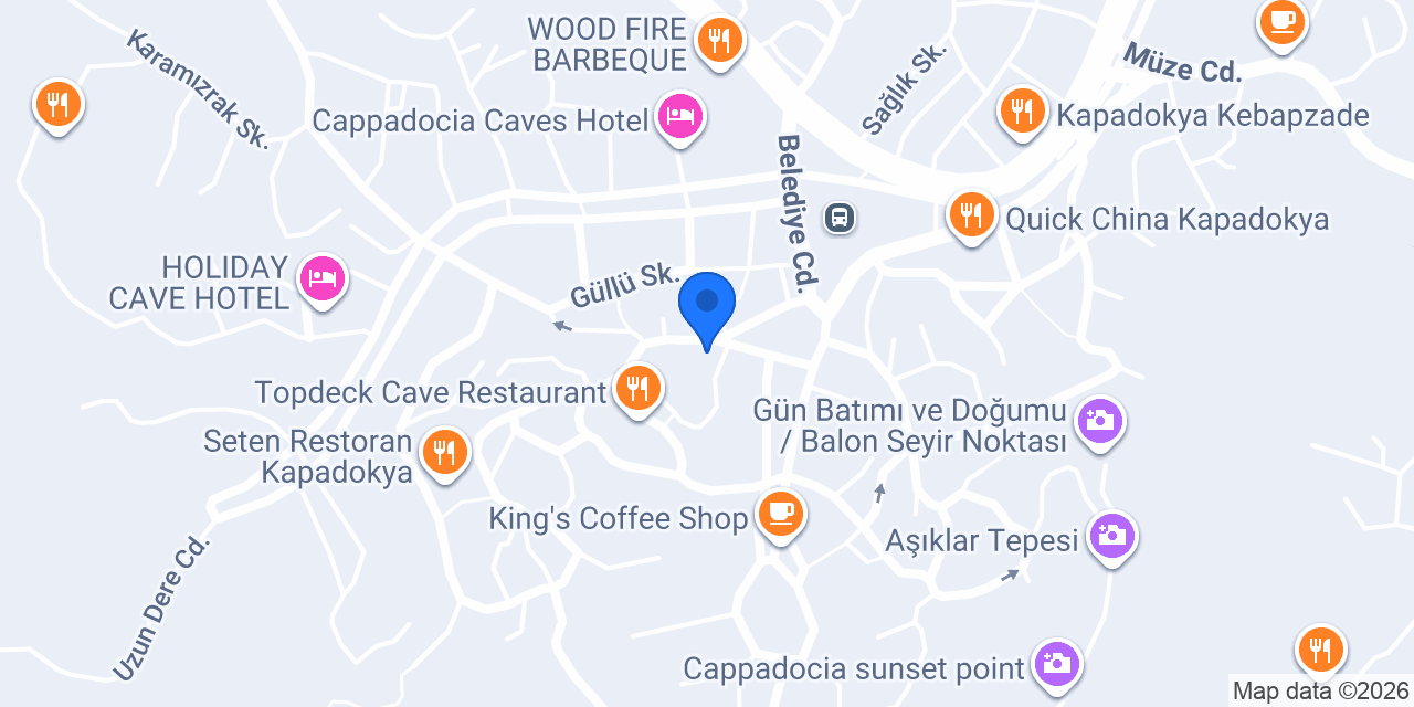 Caftan Rooftop Cafe&Restaurant konumu