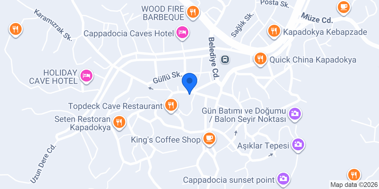 Takunya Cave Hotel konumu